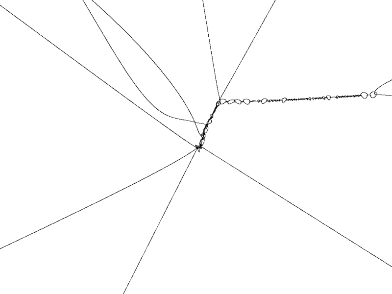 F = m a = 1 / d^2; Bang (10)