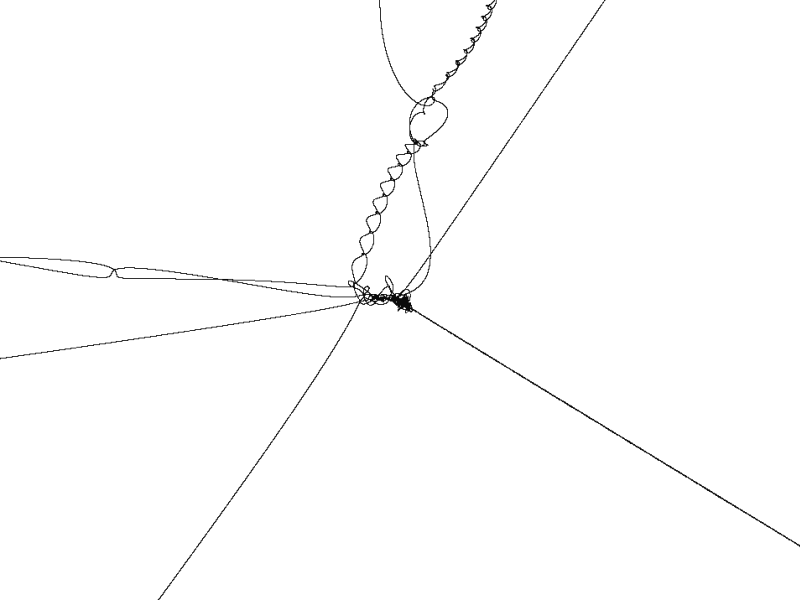 F = m a = 1 / d^2; Bang (10)